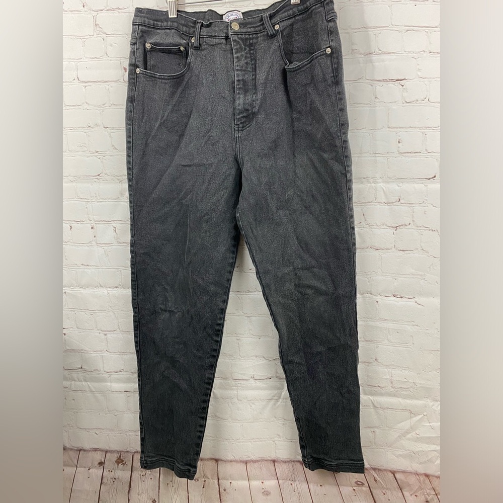 Carolina Blues Jeans Womens Plus Size 20W Black Tapered Leg Stretch